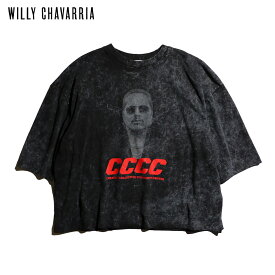 【WILLY CHAVARRIA / ウィリーチャバリア】 WILLY FACE TEE プリント ペルーコットン バッファローTシャツ