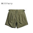 【SALE 定価\13,200→43%OFF】【U.S MILITARY / ユーエスミリタリー】 US MADE 2TUCK RIPSTOP BAGGY SHORT PANTS リップストップ ツータック バギーショーツ イージーショートパンツ アメリカ製