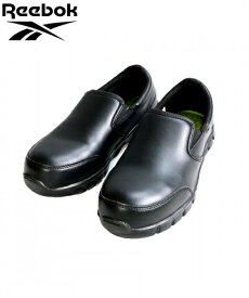 国内未入荷 REEBOK DUTY UNIFORM LEATHER SLIP-ON SUBLITE CUSHION (RB4036) リーボック Men's Shoes Black Work Tactical ブラック 26cm 27cm 28cm