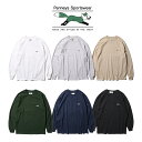 【PENNEY'S / ぺニーズ】FOX BASIC CREW LS TEE フォックス ワンポイント 無地 長袖Tシャツ ベーシック