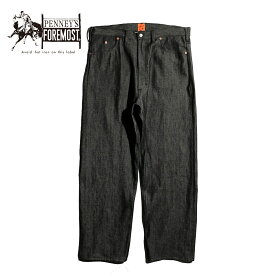 【PENNEY'S FOREMOST / ペニーズ フォアモスト】 5POCKET PANT RIGID MADE IN USA ブラックデニム リジッド 5ポケット ジーンズ アメリカ製