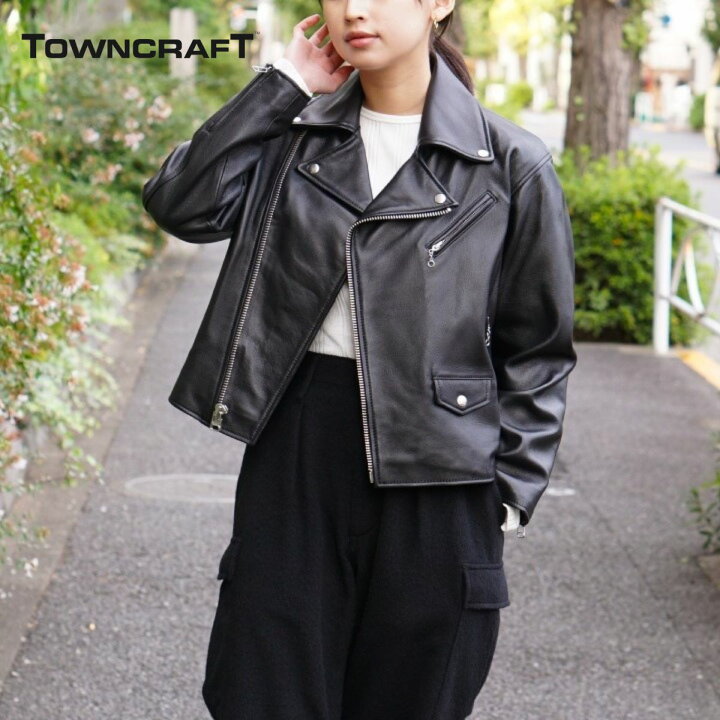 楽天市場】TOWNCRAFT タウンクラフト LEATHER DOUBLE RIDERS レザー 