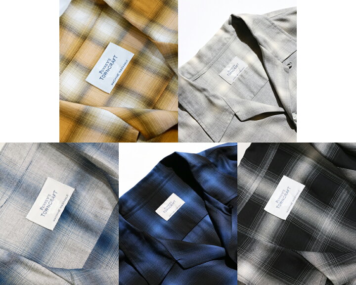 楽天市場】TOWNCRAFT / タウンクラフト OMBRE LOOP COLLAR SHIRTS MADE  