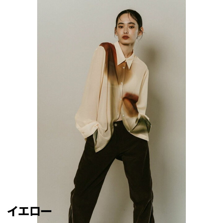 楽天市場】Knuth Marf クヌースマーフflower print sheer shirt 
