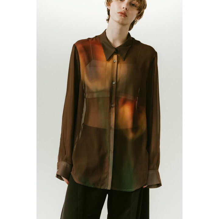 楽天市場】Knuth Marf クヌースマーフflower print sheer shirt 