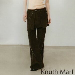 Knuth Marf �N�k�[�X�}�[�t2piece zip flare pants / 2�s�[�X �W�b�v�t���A�p���c (�u���E��)