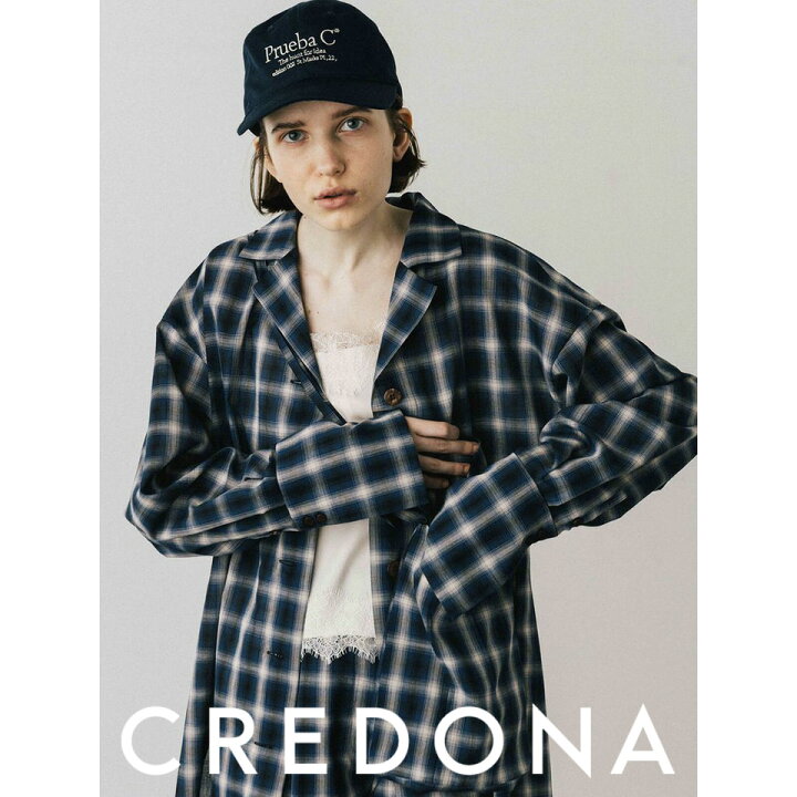 楽天市場】CREDONA クレドナSHEER CHECK SHIRT JACKET / シアー 