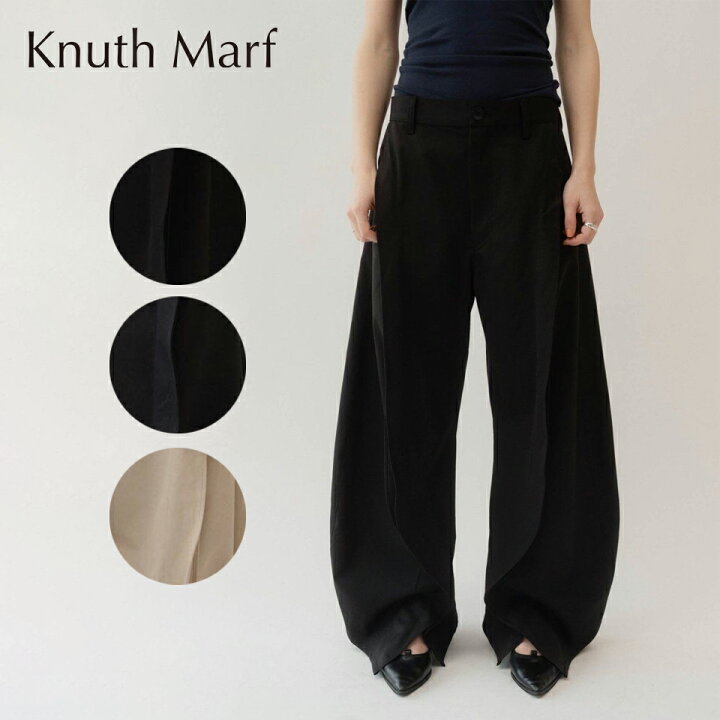楽天市場】Knuth Marf クヌースマーフ slit deformed pants(unisex  