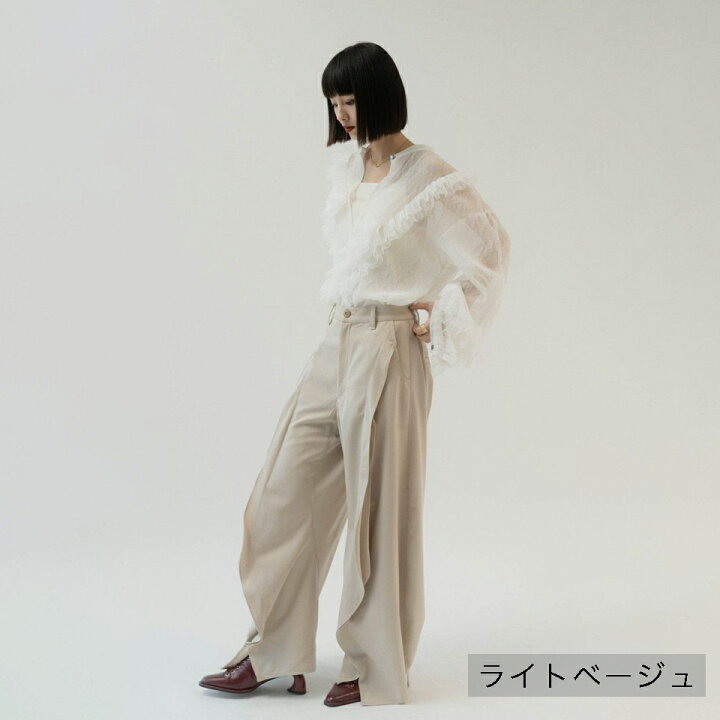 楽天市場】Knuth Marf クヌースマーフ slit deformed pants(unisex  