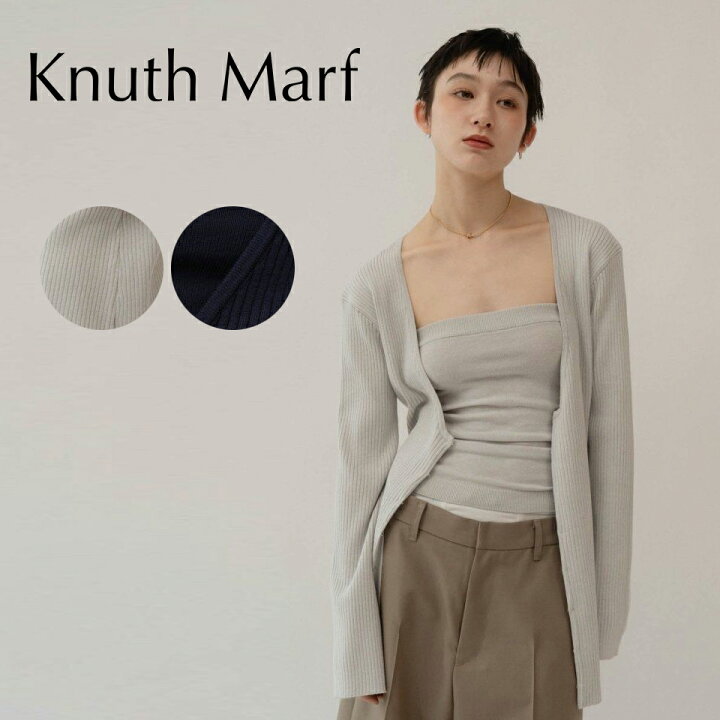 楽天市場】Knuth Marf クヌースマーフ ladylike knit cardigan  