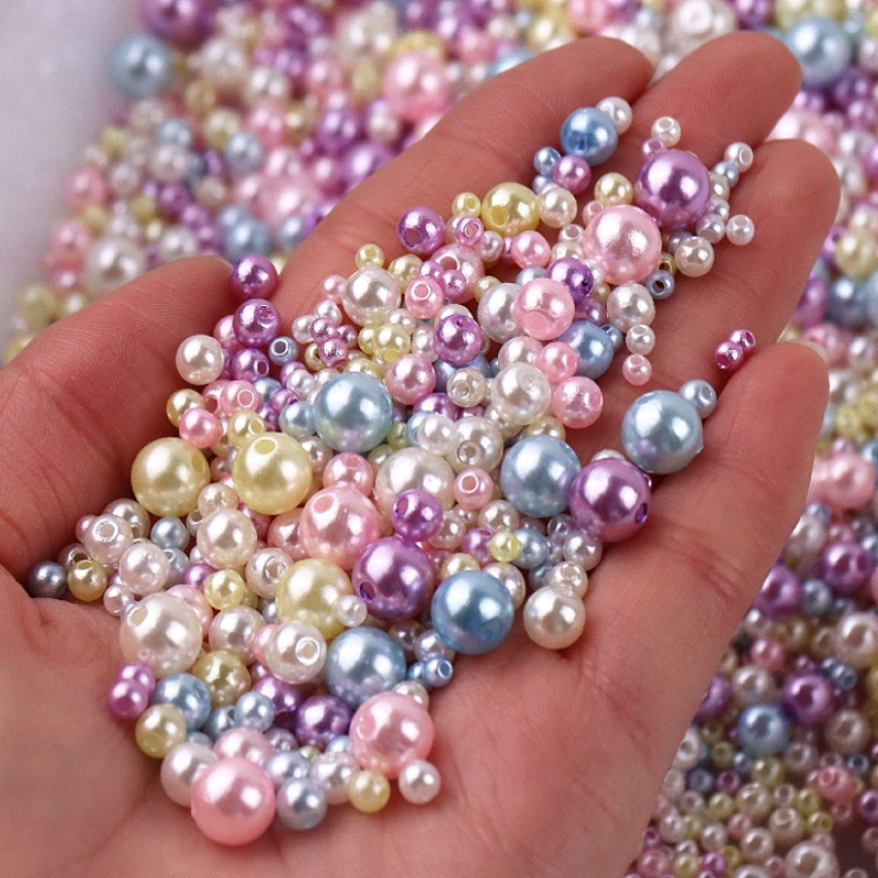 楽天市場】【パールビーズ】カラーパール 【選べる２色】 真珠