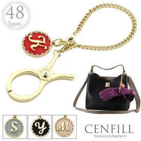 イニシャル グローブホルダー バッグチャーム バッグ キーホルダー 18Kコーティング てぶくろ 手袋 ゴールド イニシャル バッグチャーム タッセル チェーン チャーム レディース 送料無料