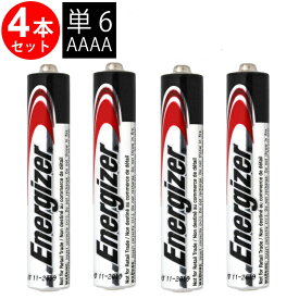 ゆうパケット送料無料 単6形(AAAA E96) ×4本 エナジャイザー Energizer アルカリ乾電池 単6 シーメンス 補聴器リモコン用 単6電池 アルカリ 乾電池 単6形 AAAA 電池 スタイラスペン タッチペン ペンライト