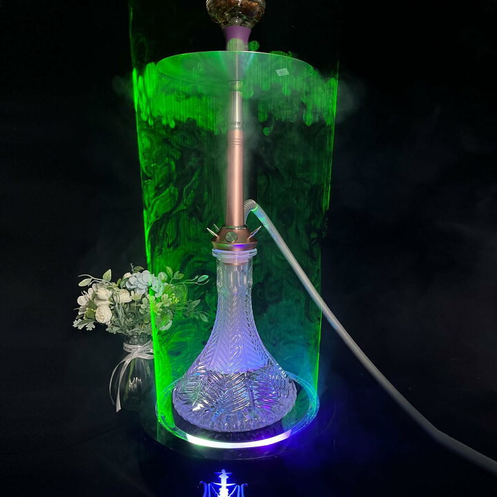 楽天市場】シーシャ LED レーザーライト スタンド 水タバコ シーシャ台 