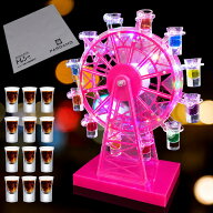 [☆グラス付き☆] New テキーラ観覧車 ピンク Limitedカラー LED 光る 東レ 日本製 クリーナー付 セット …