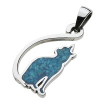 楽天市場】猫（種類（宝石）ターコイズ）（ジュエリー・アクセサリー 