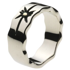 ホワイトメタルリング 指輪 メンズ ファッションリング サンモチーフ 大空 ゴツゴツ ネイティブアメリカン インディアンジュエリー 太陽 スカイ