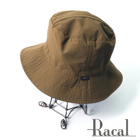 【Racal/ラカル】Pocketable reversible hat / ポケッタブル リバーシブル バケットハット / MSO-RAC-000004　ベージュ【ユニセックス】