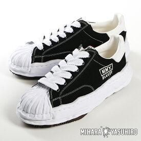 【Maison MIHARA YASUHIRO/メゾン ミハラヤスヒロ】"BLAKEY" original stc sole canvas lowcut sneaker / A08FW735 ブラック【メンズ】【レディース】【ユニセックス】【送料無料】