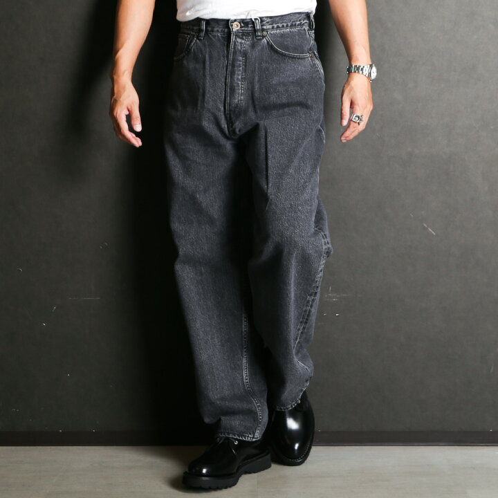 楽天市場】【marka/マーカ】COCOON FIT JEANS - FADED BLACK 