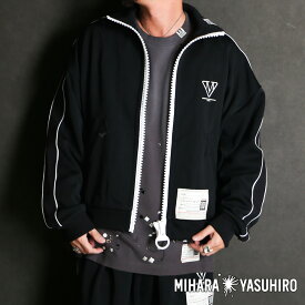 【Maison MIHARA YASUHIRO/メゾン ミハラヤスヒロ】Amateur Sewn Track Jacket - BLACK / トラックジャケット / A16JK581【メンズ】【送料無料】