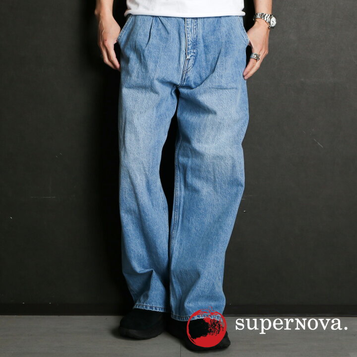 楽天市場】【superNova./スーパーノヴァ】Selvedge wide jeans 