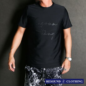 【RESOUND CLOTHING /リサウンドクロージング】ID RUSH BASIC TEE - BLACK / ラッシュガード Tシャツ / RC32-T-012【メンズ】【送料無料】