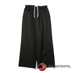 �ysuperNova./�X�[�p�[�m���@�zWide easy pants - Lyocell chino / ���C�h�C�[�W�[�p���c - �����Z���`�m / SN-609A�y�����Y�z�y���j�Z�b�N�X�z�y���������z
