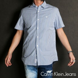 【Calvin Klein Jeans/カルバン・クライン ジーンズ】【国内正規品】LOGO PIPING RELAXED SHIRT / 半袖シャツ / J323581【メンズ】【ユニセックス】【送料無料】