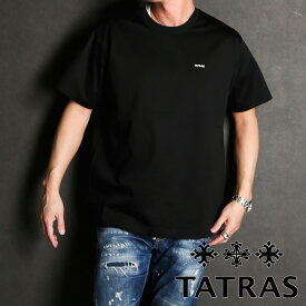 【TATRAS/タトラス】SELO - セロ - BLACK / Tシャツ / MTAT24S8195-M【メンズ】【送料無料】