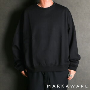 �yMARKAWARE/�}�[�J�E�F�A�zHUGE SWEAT SHORT - BLACK / �I�[�K�j�b�N�R�b�g���w�r�[�ݗ��� - �q���[�W�X�E�F�b�g�V���[�g / A25C09CS02C�y�����Y�z�y���������z