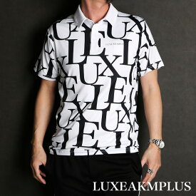 【LUXE AKM PLUS/リュクス エーケーエム プラス 】LUXE PATTERN POLO SHIRTS / ポロシャツ / LAH-23008【メンズ】