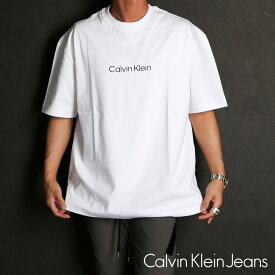 【Calvin Klein Jeans/カルバン・クライン ジーンズ】【国内正規品】SS STANDARD LOGO TEE - BRILLIANT WHITE / Tシャツ / 40HM228【メンズ】【ユニセックス】【送料無料】