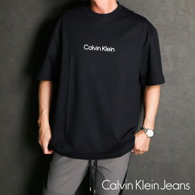 【Calvin Klein Jeans/カルバン・クライン ジーンズ】【国内正規品】SS STANDARD LOGO TEE - BLACK BEAUTY / Tシャツ / 40HM228 【メンズ】【ユニセックス】【送料無料】