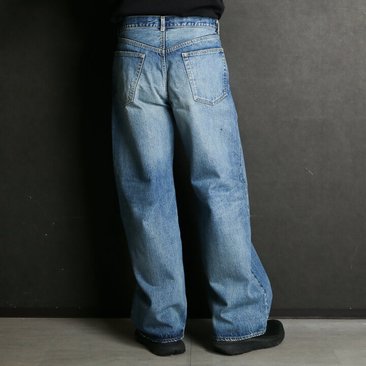 楽天市場】【marka/マーカ】WIDE LEG JEANS - USED WASHED