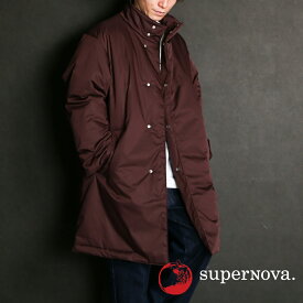 【superNova./スーパーノヴァ】Market coat - Stretch gabardine / スタンドカラー マーケットコート ストレッチギャバジン / SN-389C【メンズ】【ユニセックス】【送料無料】