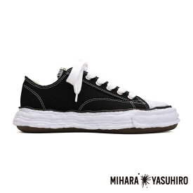 【Maison MIHARA YASUHIRO/メゾン ミハラヤスヒロ】"PETERSON23" original sole canvas lowcut sneaker - BLACK / A11FW702【メンズ】【レディース】【ユニセックス】【送料無料】