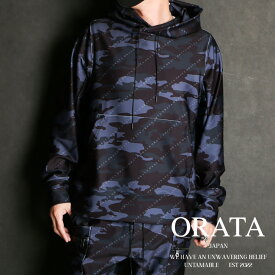 【ORATA / オラータ】pullover hoodie / ジャージ プルオーバーパーカー / OR1-C-003【メンズ】【送料無料】