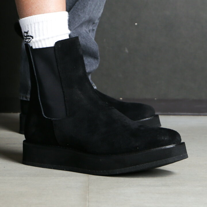 楽天市場】【MINEDENIM/マインデニム】Suede Leather Side Gore Boots 