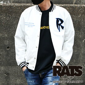 【RATS/ラッツ】MC CLUB JKT / クラブジャケット / 21'RJ-0308 WHITE【メンズ】【送料無料】