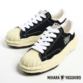 【Maison MIHARA YASUHIRO/メゾン ミハラヤスヒロ】"BLAKEY" VL original sole canvas lowcut sneaker / A09FW732 ブラック【メンズ】【レディース】【ユニセックス】【送料無料】