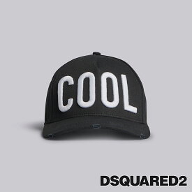 【DSQUARED2/ディースクエアード】COOL BaseBall Cap / COOL刺繍 ベースボールキャップ / S82BC0510/SJ05C00001FW21 / ブラック / 黒 / 【メンズ】【レディース】【ユニセックス】【送料無料】