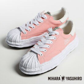 【Maison MIHARA YASUHIRO/メゾン ミハラヤスヒロ】"BLAKEY" original stc sole canvas lowcut sneaker / A08FW735 ピンク【メンズ】【レディース】【ユニセックス】【送料無料】