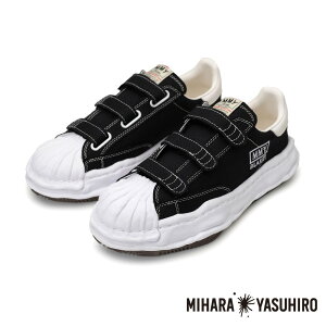 【Maison MIHARA YASUHIRO/メゾン ミハラヤスヒロ】"BLAKEY" (ブレイキー) original sole canvas low-top verclo sneaker - BLACK / A14FW741 ブラック【メンズ】【レディース】【ユニセックス】【送料無料】