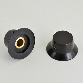 【メール便発送可！！】Montreux モントルー Ebony Top Hat knob set (2) ver.2 [商品番号 : 8675] エボニー材／トップハットノブ／2個入り