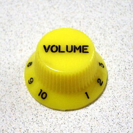 【メール便発送可！！】Montreux 《モントルー》 Strat Volume Knob Inch Yellow [商品番号 : 8795] ノブ