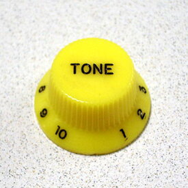 【メール便発送可！！】Montreux 《モントルー》 Strat Tone Knob Inch Yellow [商品番号 : 8807] ノブ