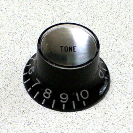 【メール便発送可！！】Montreux 《モントルー》 Metric Reflector Knob Tone BK (Silver Top) [商品番号 : 8854] ノブ