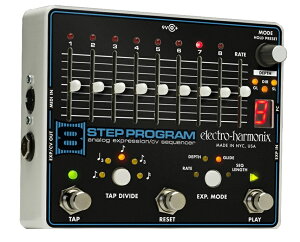�y���������zElectro-Harmonix �G���N�g���E�n�[���j�b�N�X 8 Step Program �G�t�F�N�^�[(�V�[�P���T�[) / Analog Expression/CV Sequencer