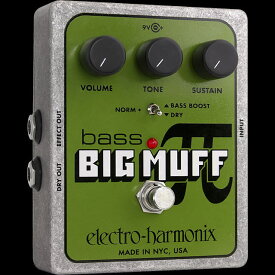 【送料無料】Electro-Harmonix エレクトロ・ハーモニクス Bass Big Muff Pi ベース用エフェクター(ファズ) / Distortion/Sustainer